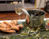skaldjur, vitt vin, musslor, kräftor